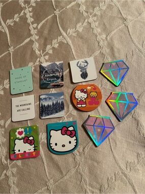 11 magnetic bookmarks